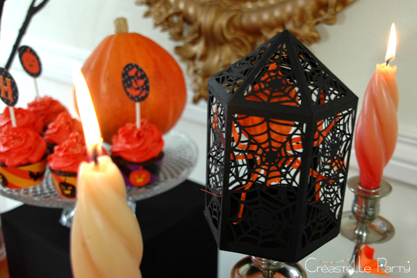 halloween sweet table - cage - araignée - spider