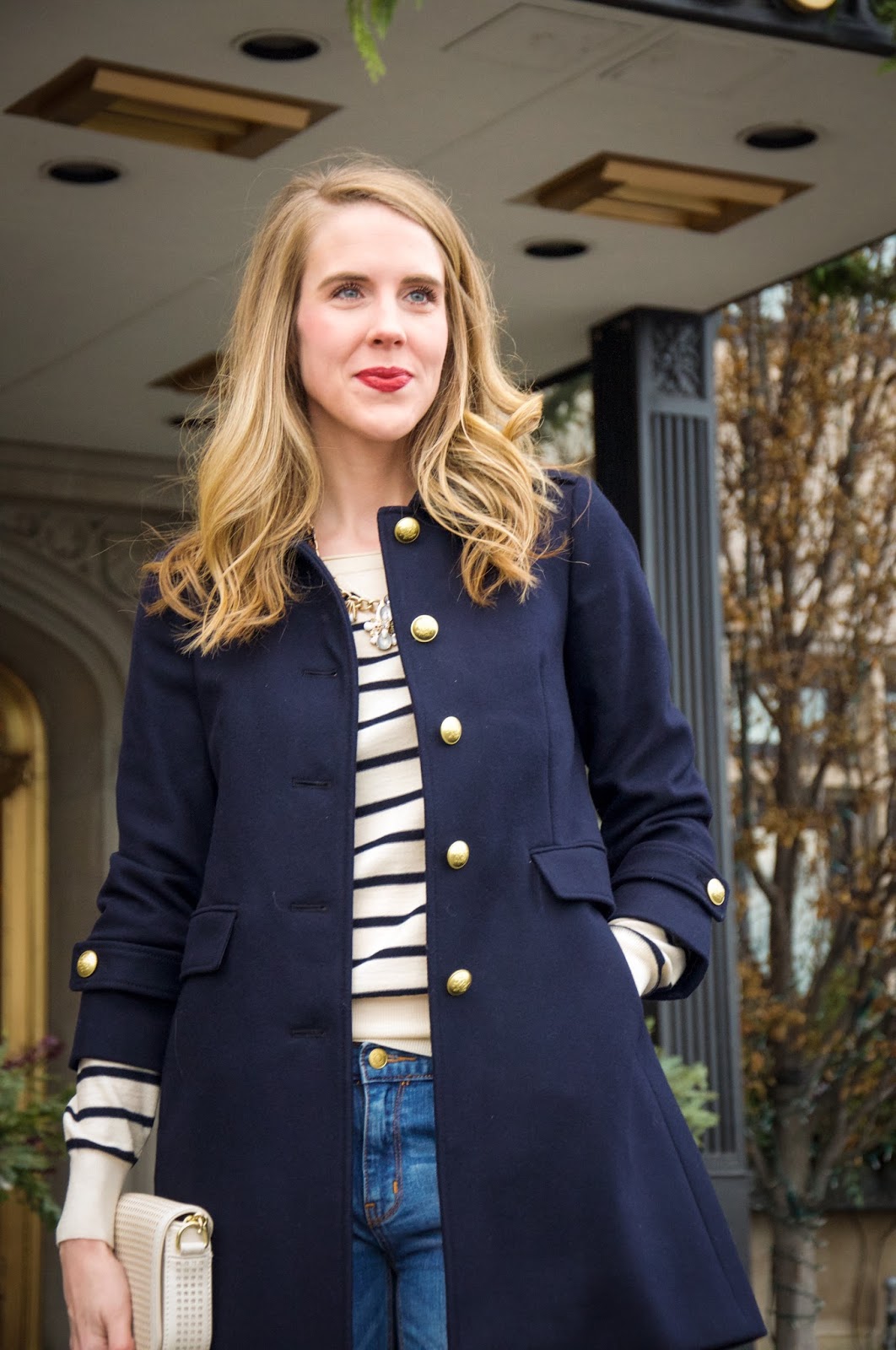 Fairly Yours | Chicago based life and style blog: navy + gold