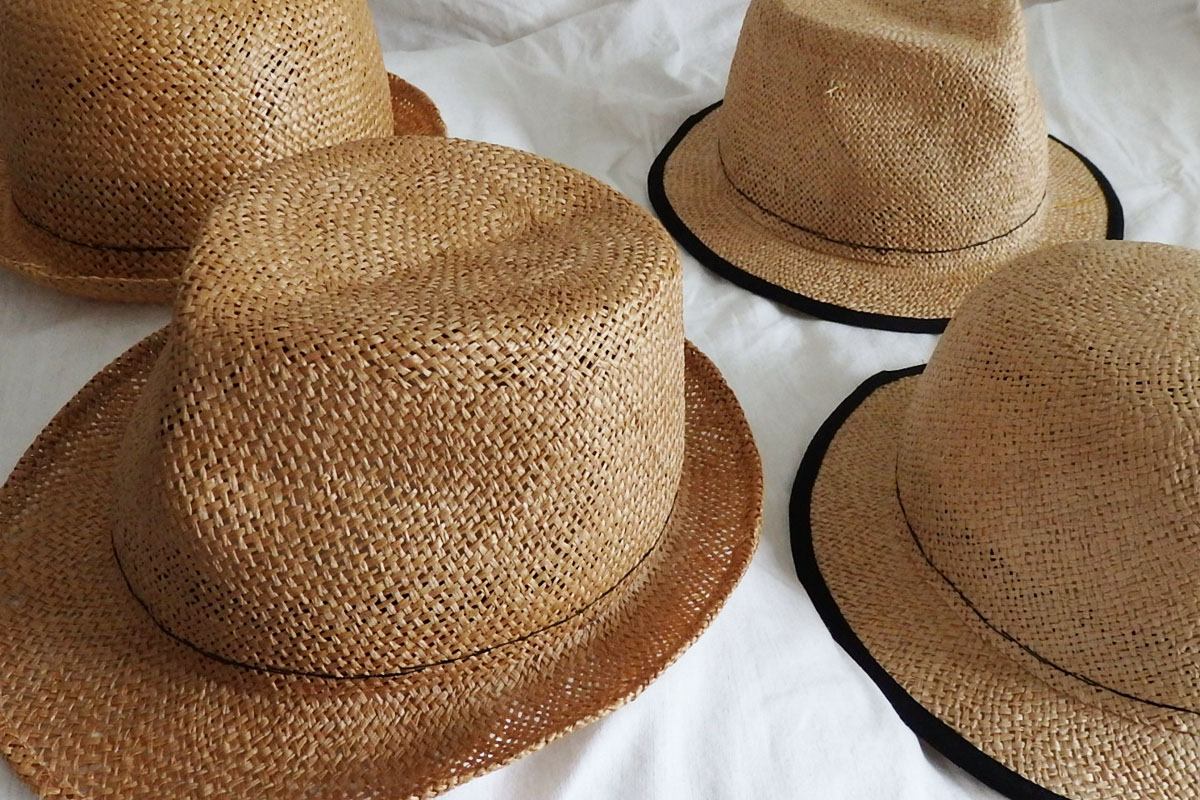 Hi Hat リズムを刻むように帽子をかぶろう 夏の帽子作りました やっと納品です