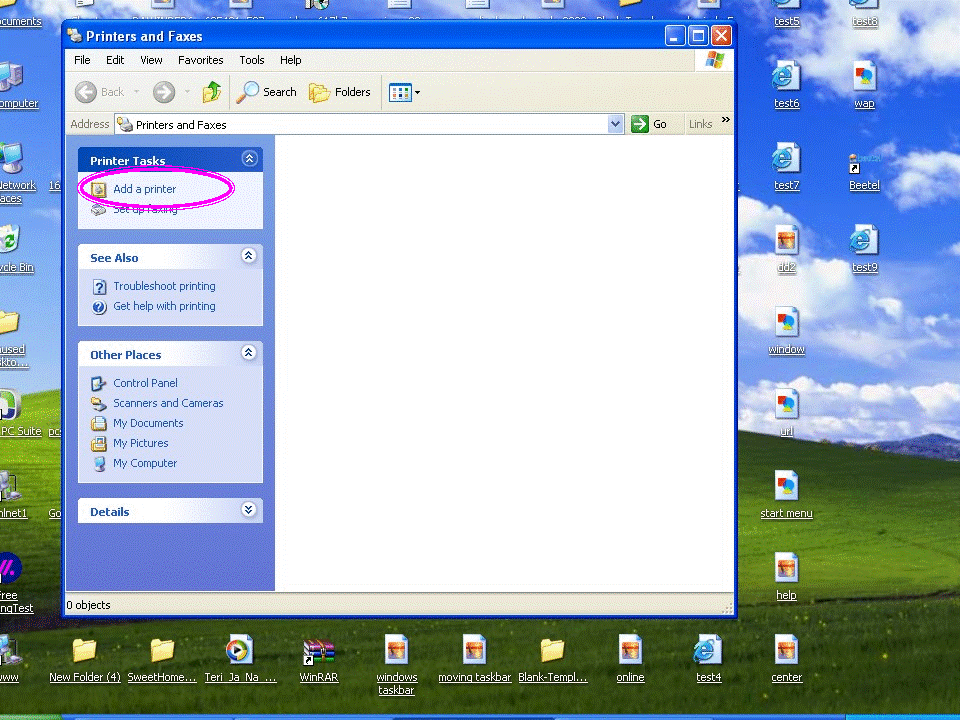 change printer to online change printer to online