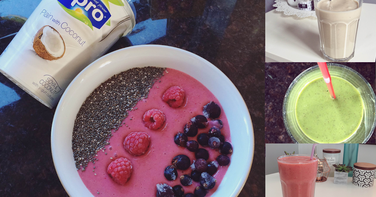 My Favourite Smoothie Recipes With Alpro