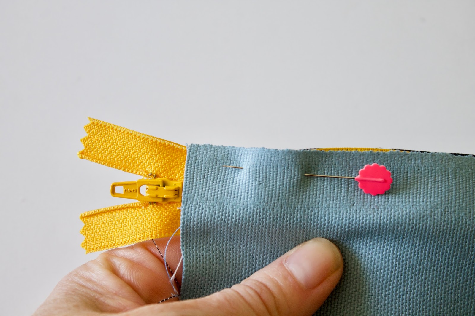 Easy lined zipper pouch tutorial and some exciting news! Hello Beautiful