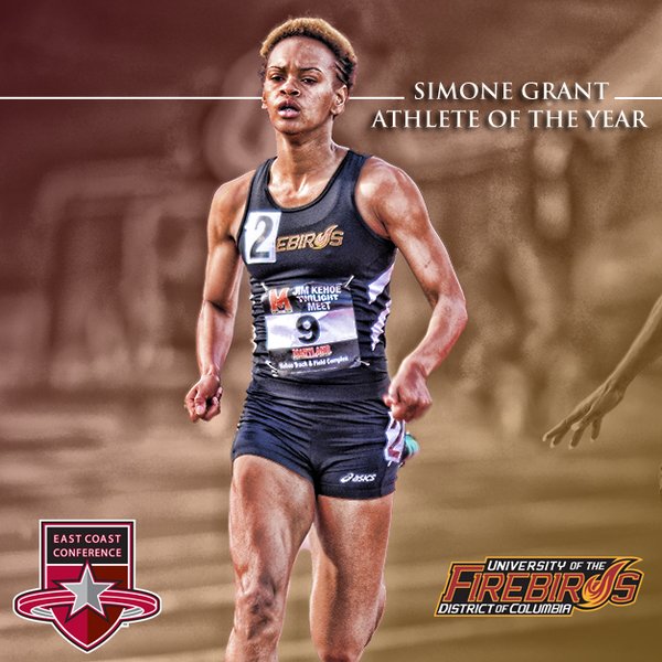 MEAC/SWAC SPORTS MAIN STREET™ UDC's Simone Grant Repeats as ECC