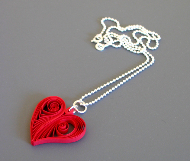 How to make quilling pendant necklace for kids? Quilling designs
