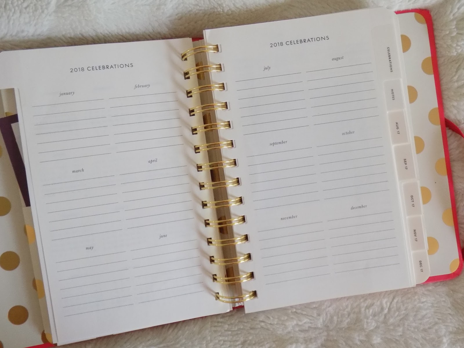 Royally Planned Kate Spade 2018 Planner Royally Pink