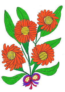 Joy Flower, Drawing Art