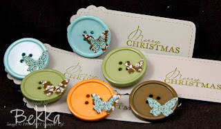 Stampin' Up! Button Broaches