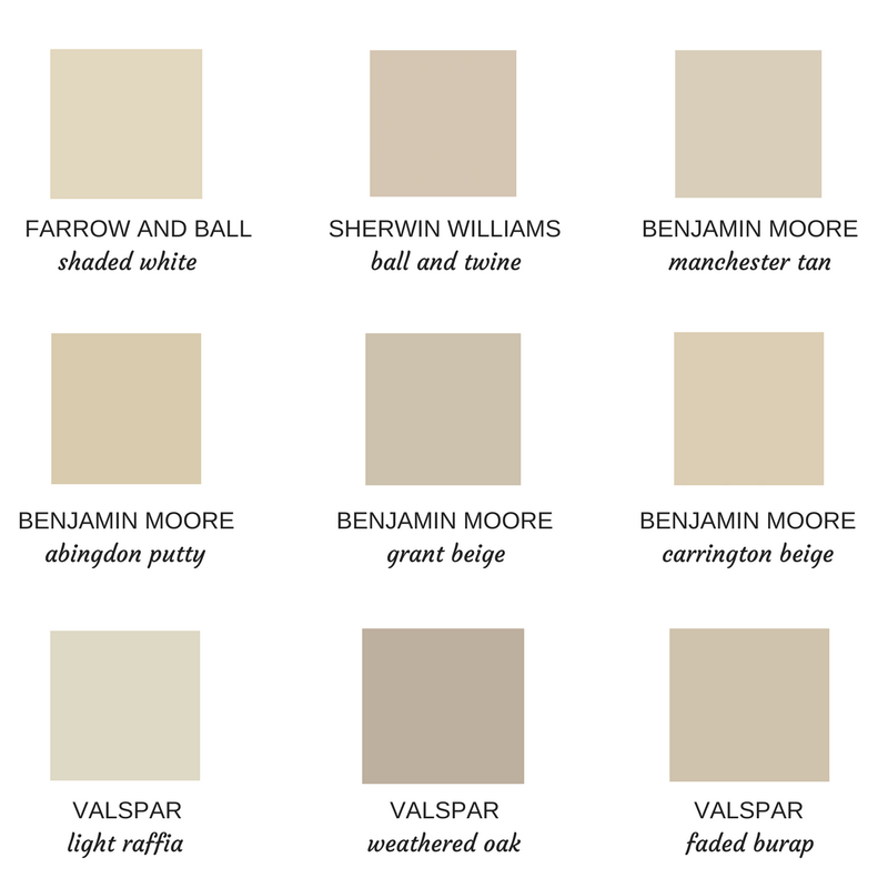 cottage and vine the best neutral putty paint colors