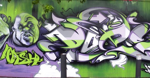 Art Fashion Salon Graffiti Characters Unite Nyc S Chris Rwk
