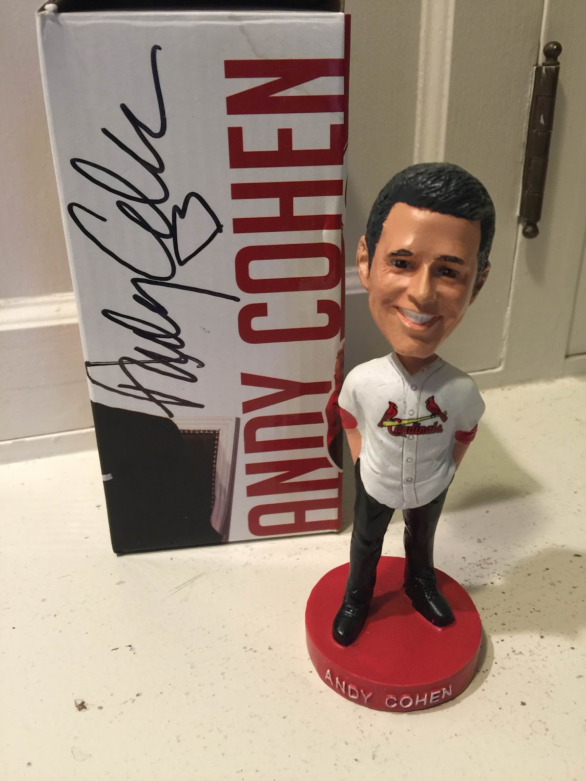 Max's Bobbles Andy Cohen "Bravo TV" 2013