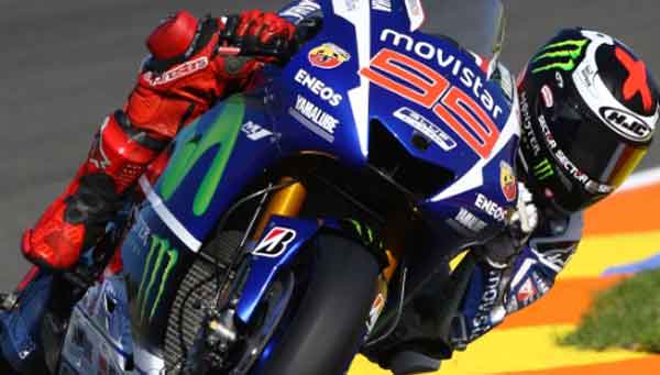 MotoGP: Jorge Lorenzo pole position, Rossi terjatuh di tikungan ke-8