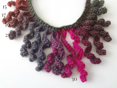 Crochet Coral Necklace - free pattern