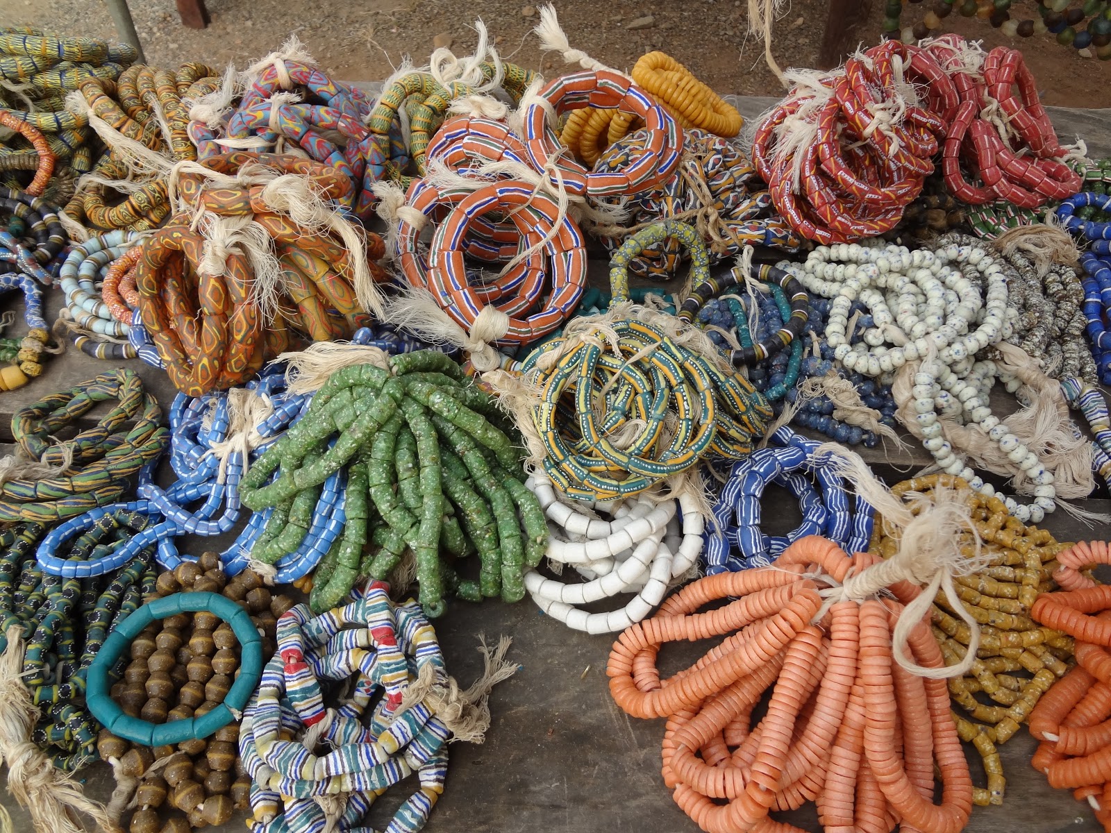 BarbaraEllen Shop Local. Think Global. Traditional Glass Beads from Ghana.