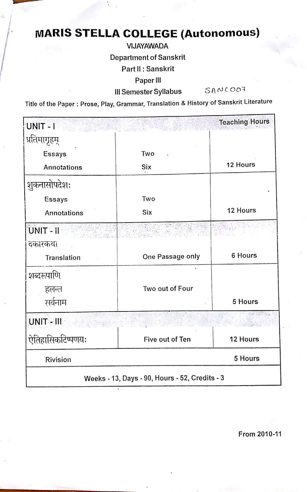 Curriculum Syllabus curriculum-syllabus