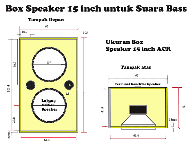 Harga Box Speaker Suara Bass Bahan Kayu dan Fiber Januari 2021