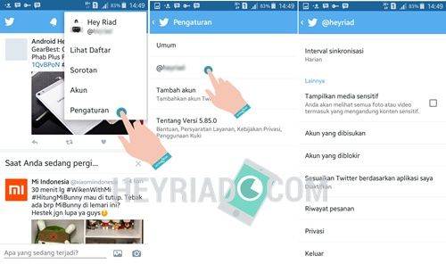 Cara Log Out Twitter Di Android