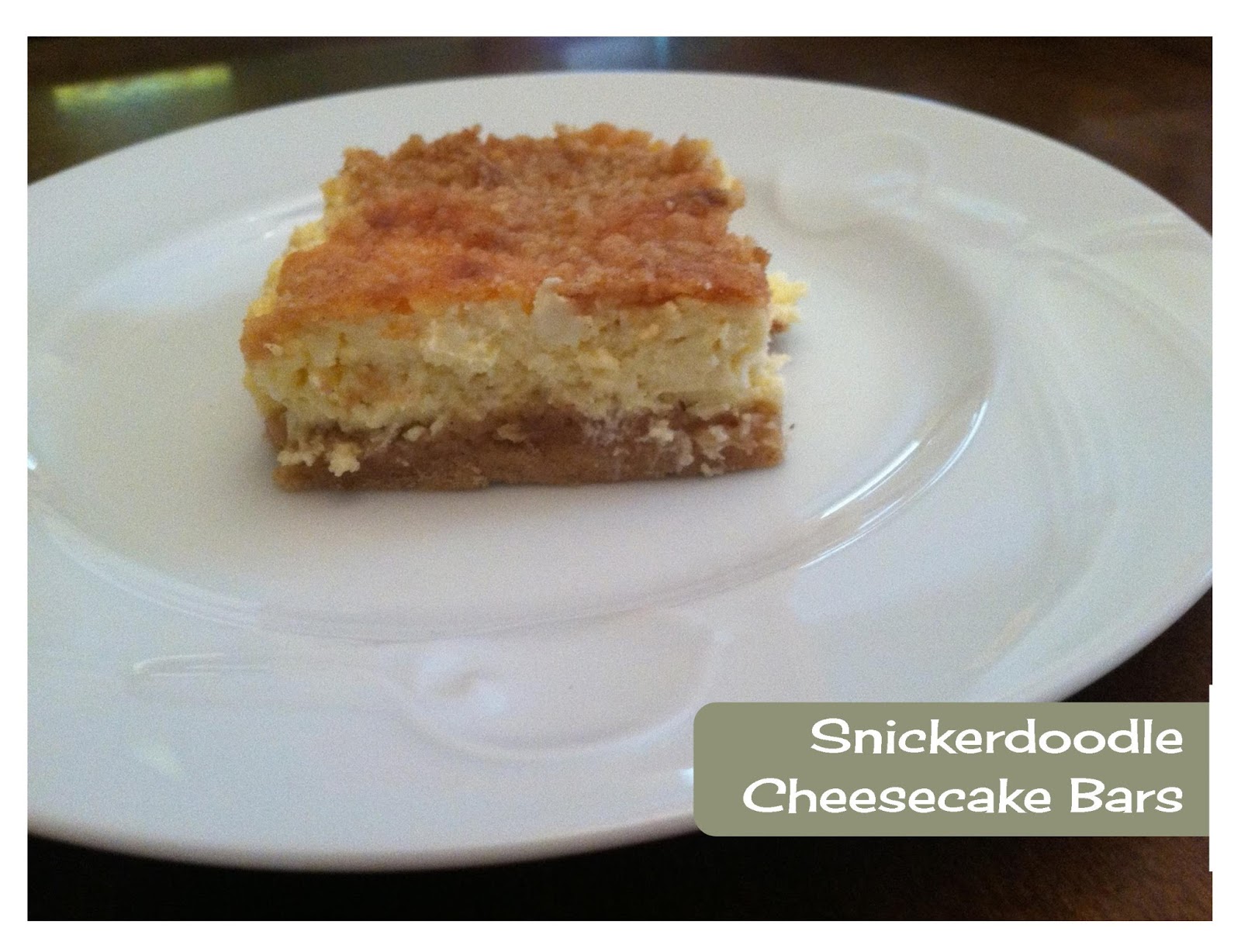 Two Magical Moms Snickerdoodle Cheesecake Bars with Cinnamon Struesel Topping