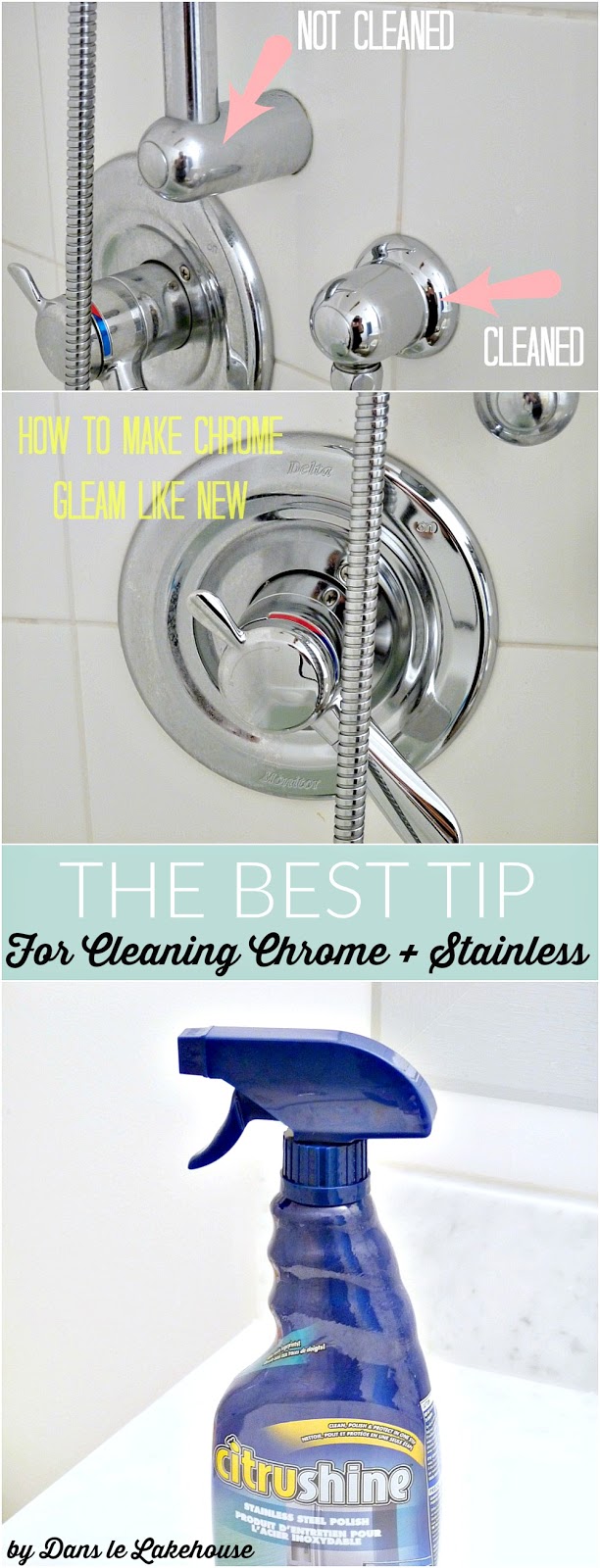 How to Clean Stainless and Chrome and Keep it Streak + Spotfree Dans