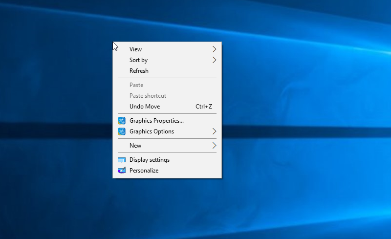 Start options