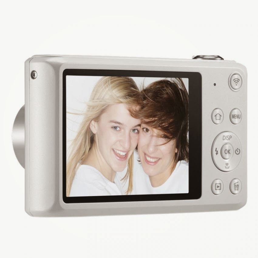 (IMPORT) Samsung DV150F Dual-View Smart Camera White