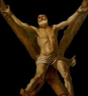 The crucifixion of St. Andrew