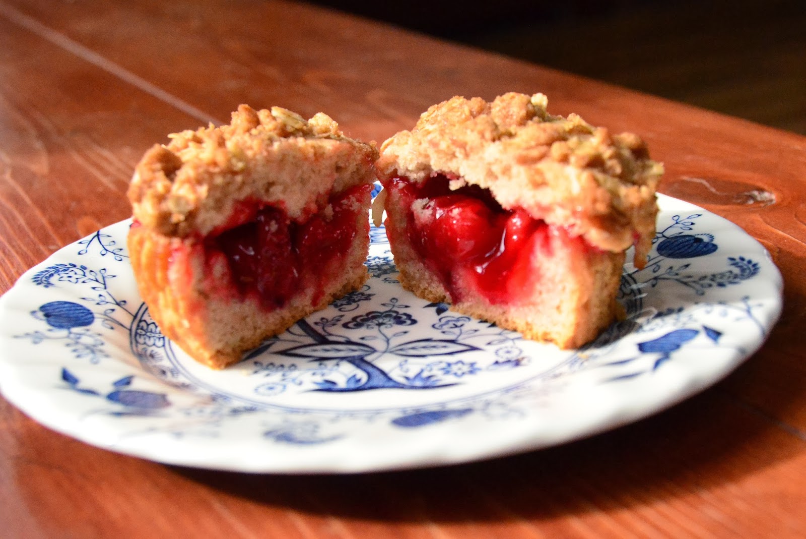 The Adventures of Six Hobbits Cherry Pie Muffins