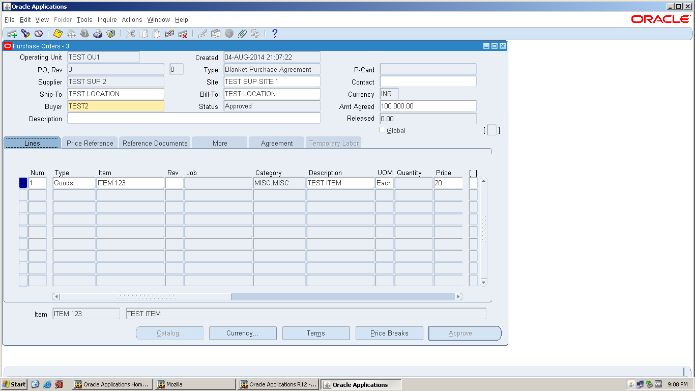 ORACLE APPS FUNCTIONAL what is RETROACTIVE PRICING and How to Change