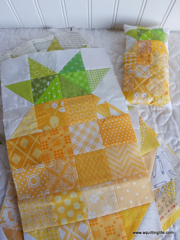 More Pineapple Quilt Blocks A Quilting Life a quilt blog