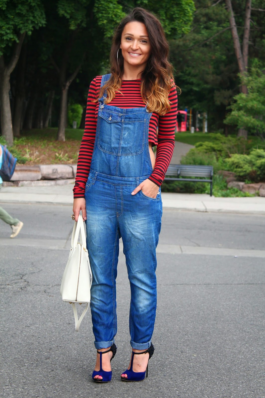 How To Style Overalls or Dungarees Cropped Top