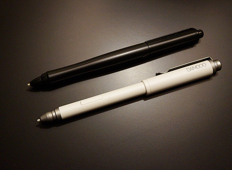 Toshiba Excite Write Bamboo Feel stylus vs.
