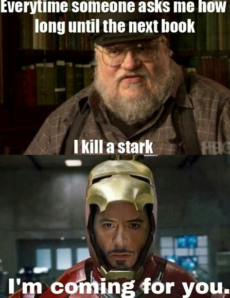 Tony Stark VS George R.R Martin | Game Of Thrones Memes and Quotes