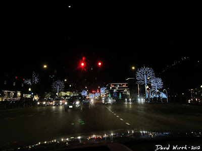 downtown gatlinburg at night, tennessee, new years