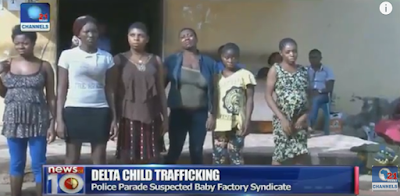 1a2 Photos: Police raid baby factory in Delta state, six pregnant women arrested