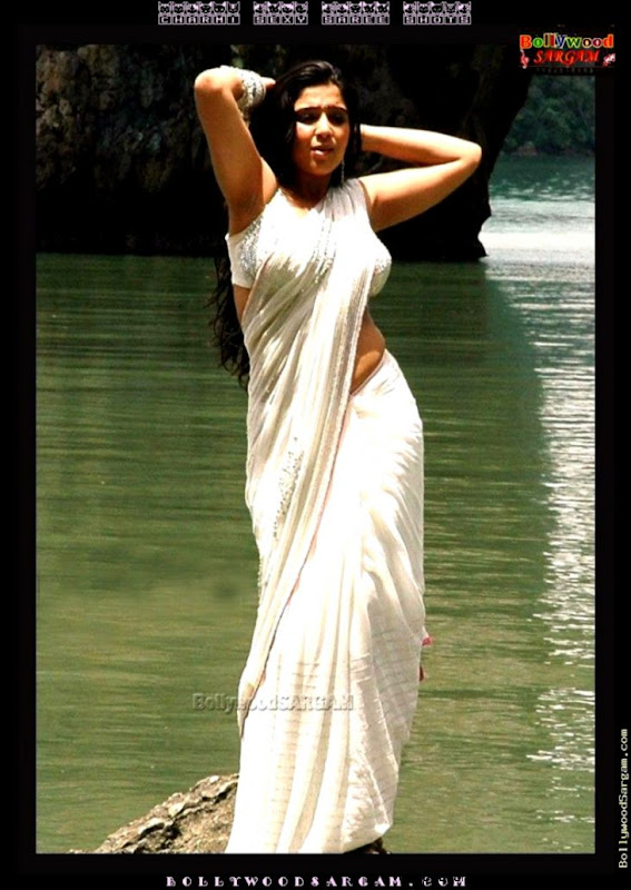 Wabunt Actress Charmi Kaur Saree Navel Photos