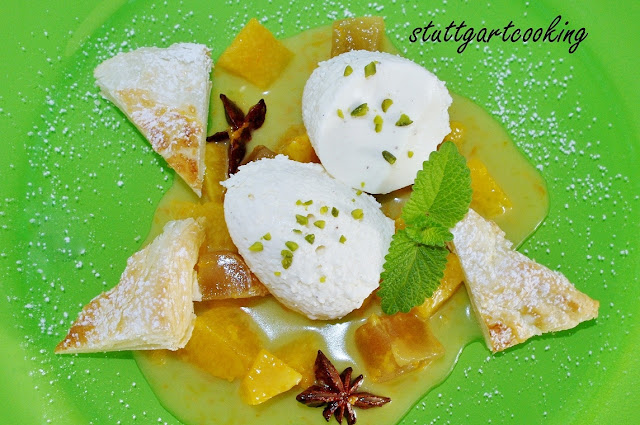stuttgartcooking: Quark-Mousse an Orangen-Ragout und Stücken vom ...