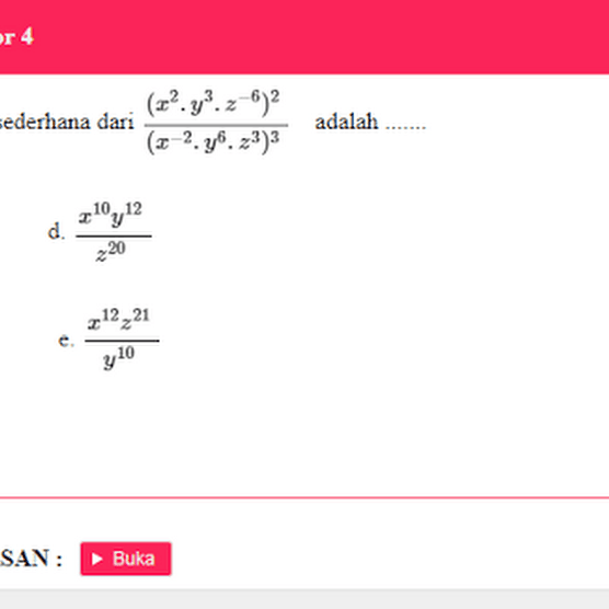 Soal Dan Jawaban Bentuk Logaritma