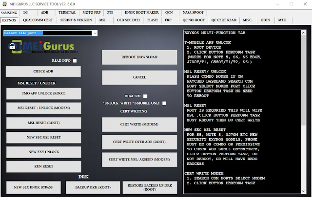 Imei Gurus LLC Service Tool v6.6.9 Full Activated Free Download