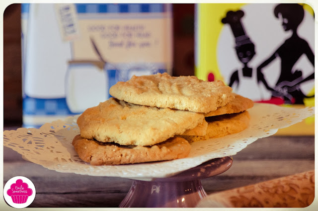 Peanut Butter cookies - cookies au beurre de cacahuètes - Foodista Challenge #20