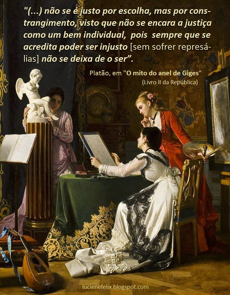 Luciene Felix Conhecimento Sem Fronteiras PLATÃO O mito do anel de Giges Luciene Felix Conhecimento Sem Fronteiras PLATÃO O mito do anel de Giges
