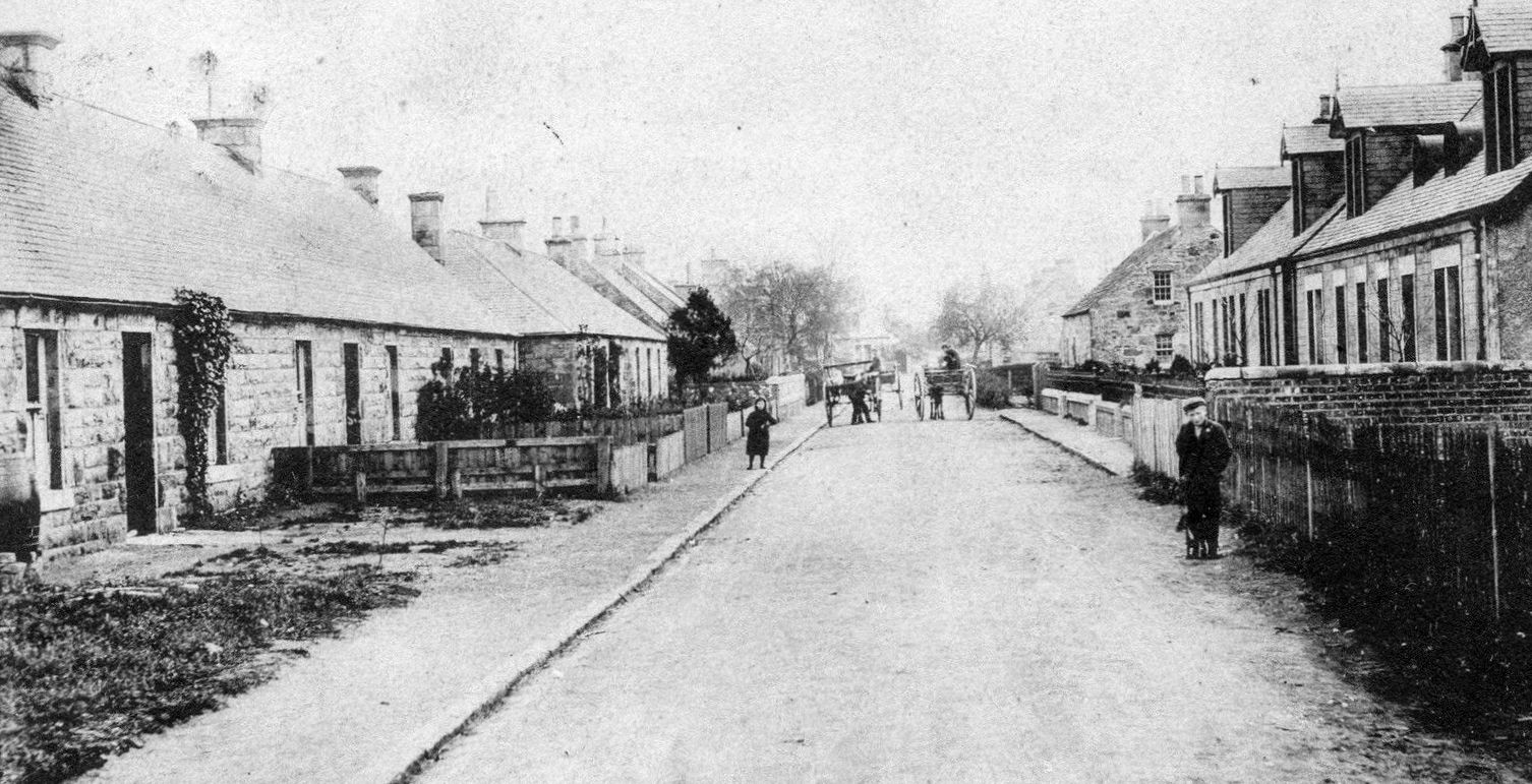 Tour Scotland Old Photograph Lorne Street Ladybank Fife Scotland