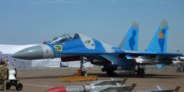 Image Attribute: Kazakhstan Air Force's Su-27 UB