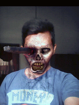 foto menjadi zombie diandroid