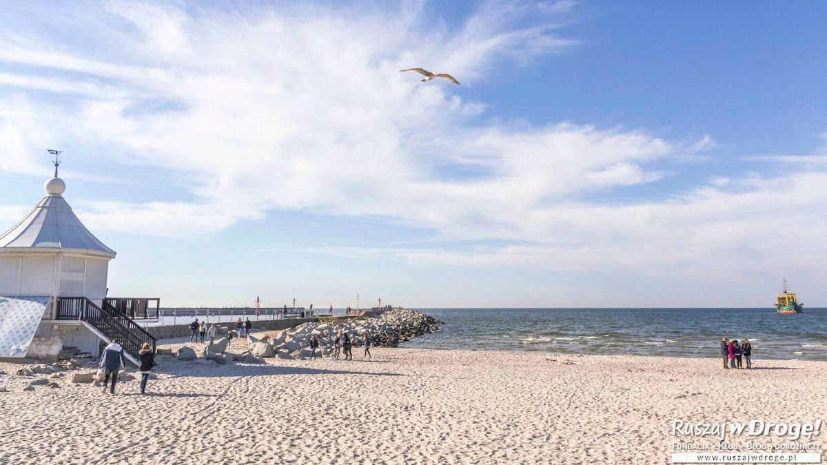 Plaża w Ustce