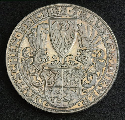 German coins 5 Reichsmark silver coin