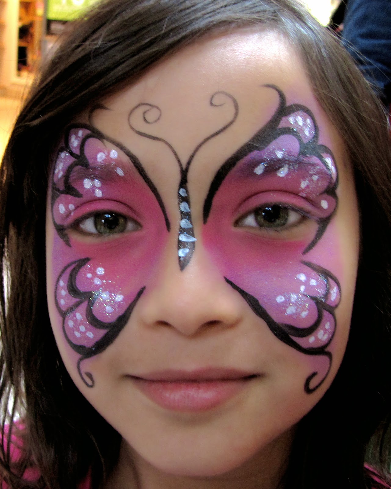 Butterfly Face Painting Ideas - Sample Template