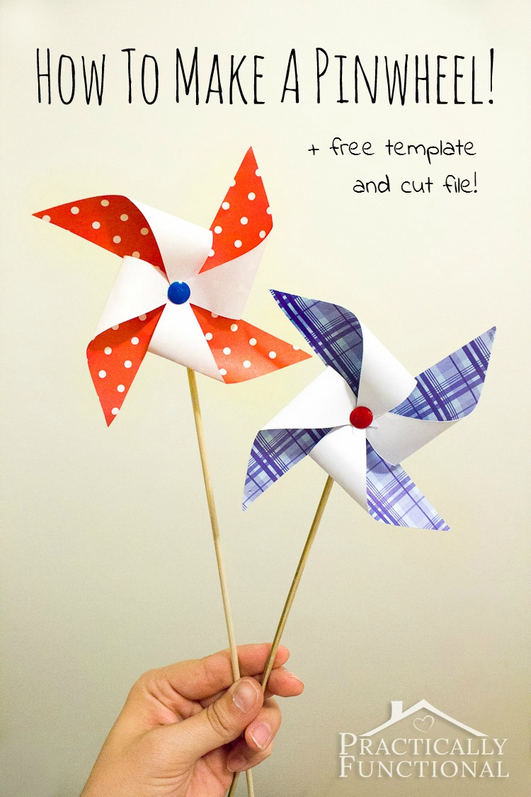 Patriotic Pinwheel DIY | 20 Crafts for the 4th of July - Independence Day DIYs | directorjewels.com