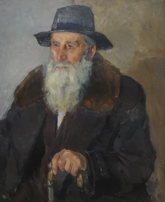 Николай Шелюто, Портрет старика, 1971