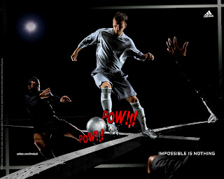 David Beckham Adidas Football Impossible is nothing Ads HD Wallpaper
