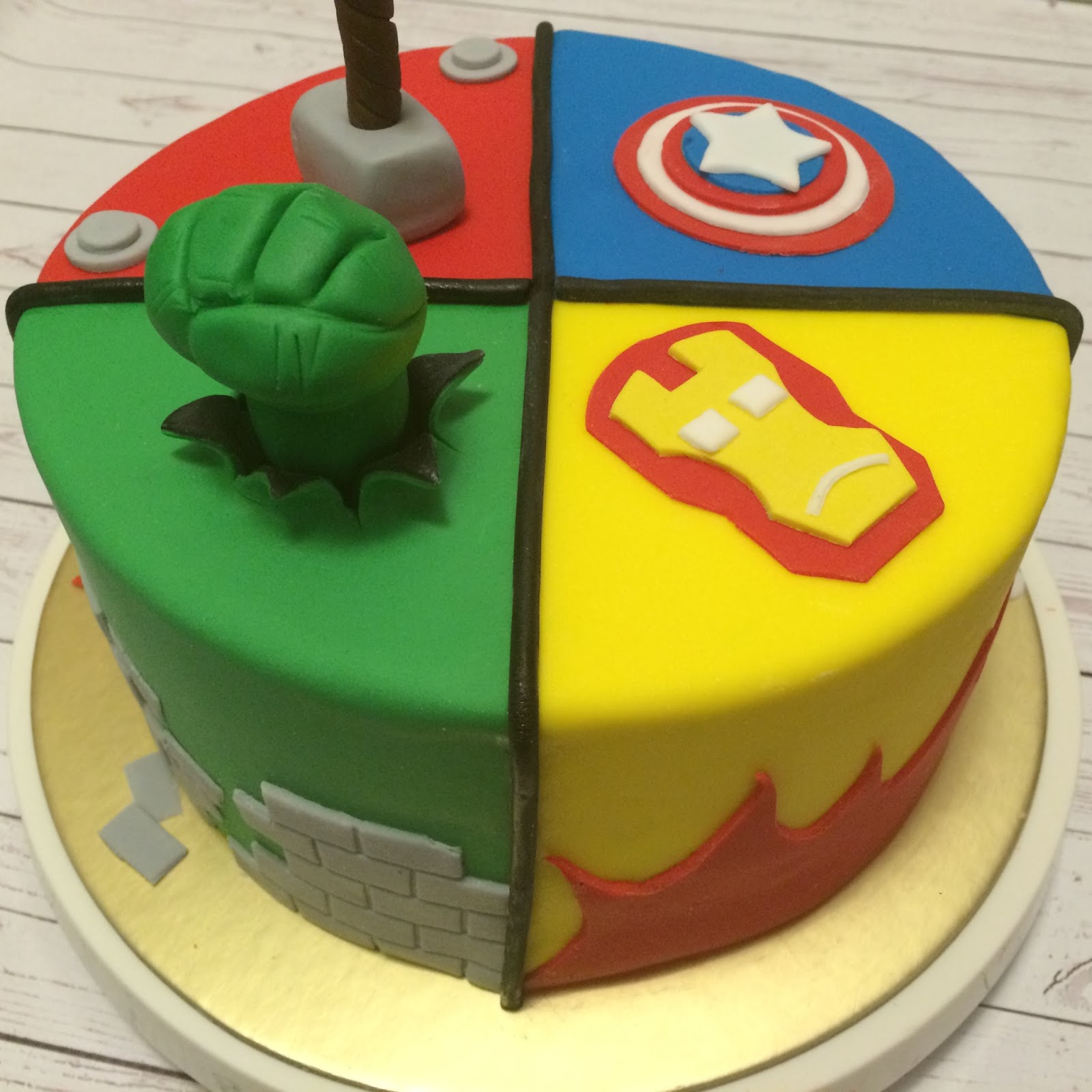 Avengers Assemble Birthday Cake The Cake Boutique