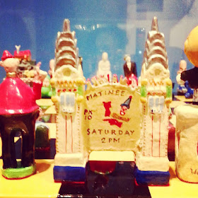 Chess set made up of pieces representing parts of Luna Park in Sydney,